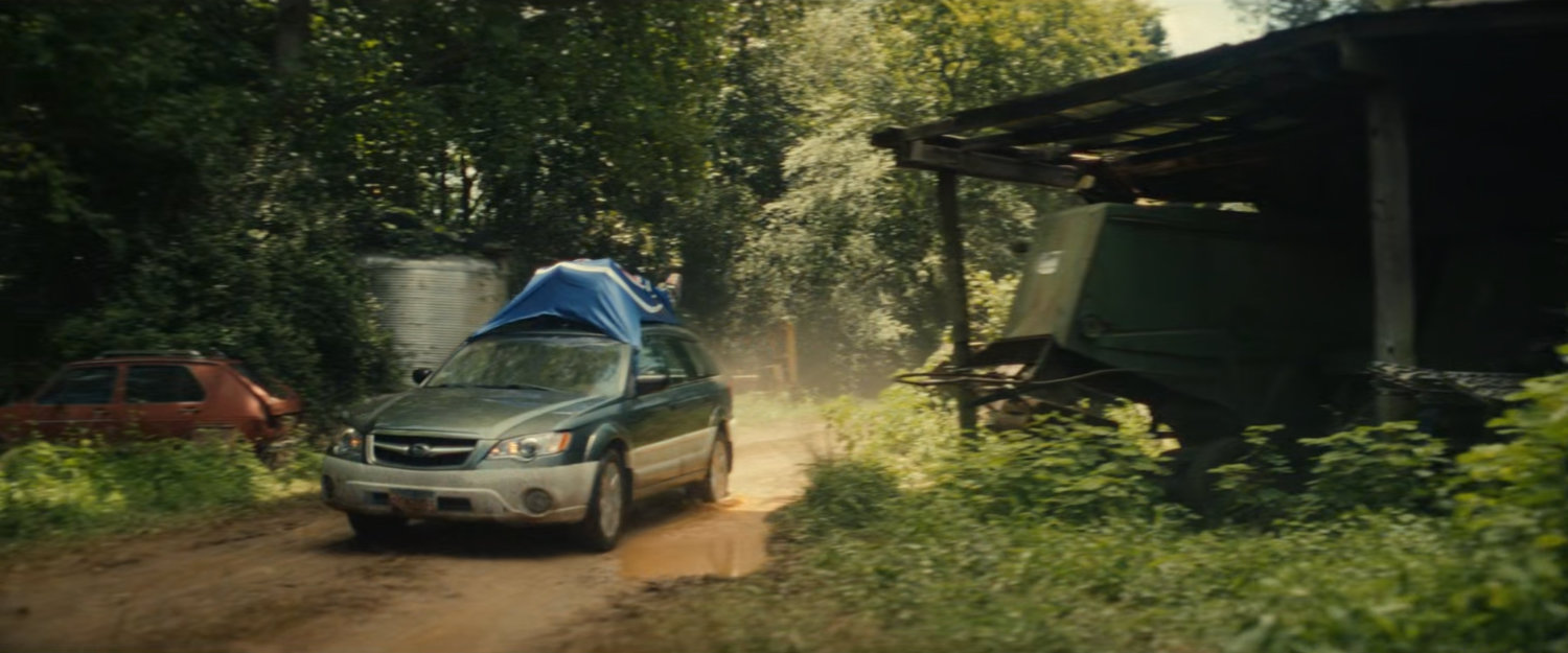 Joe's car arriving at his bunker.