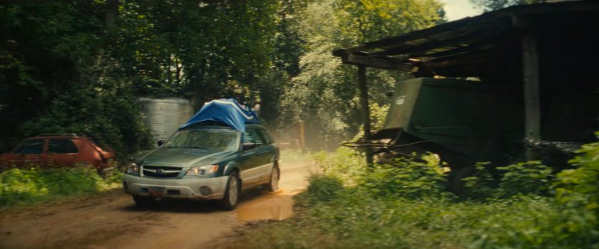 Joe's car arriving at his bunker.