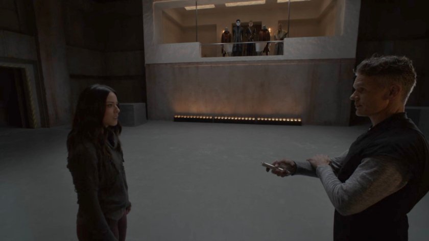 Daisy and Tye in the Arena in the Lighthouse.