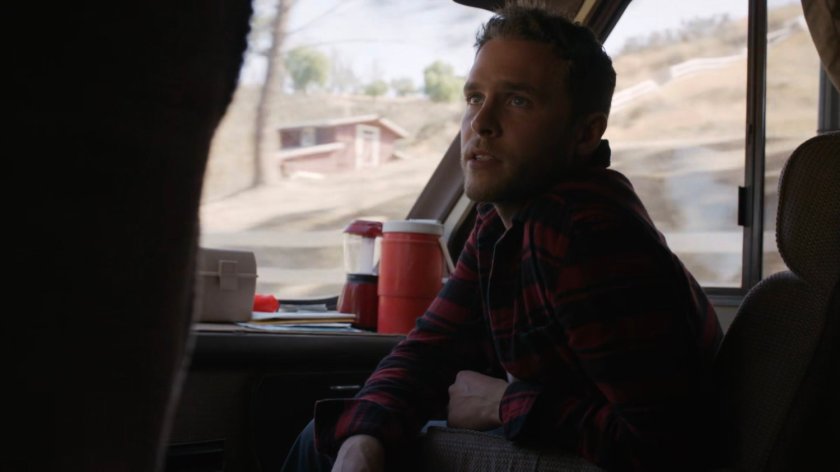 Fitz in a motor home.