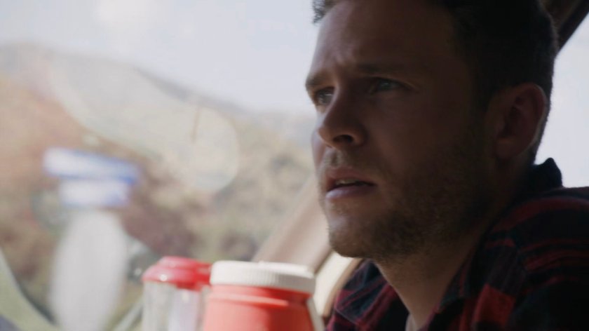 Fitz in a motor home.