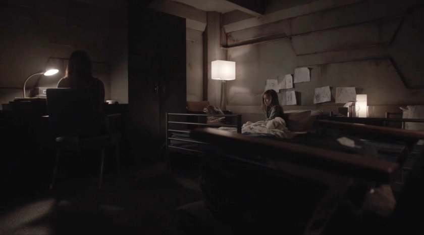 May and Robin in a bedroom of the Lighthouse in 2022.