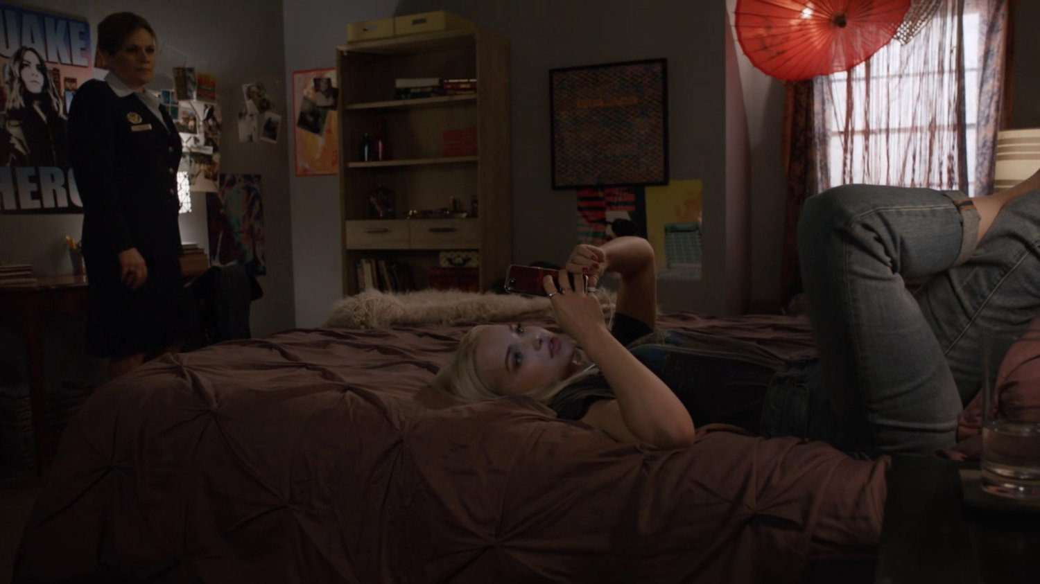 General Hale and Ruby in Ruby's bedroom.