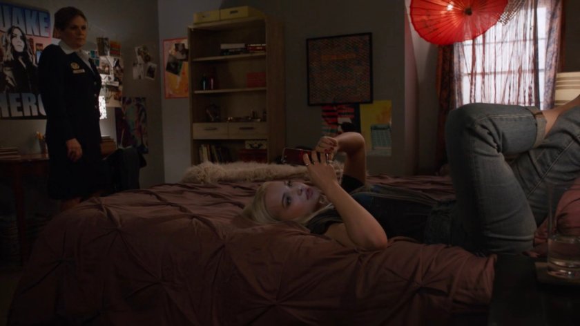 General Hale and Ruby in Ruby's bedroom.