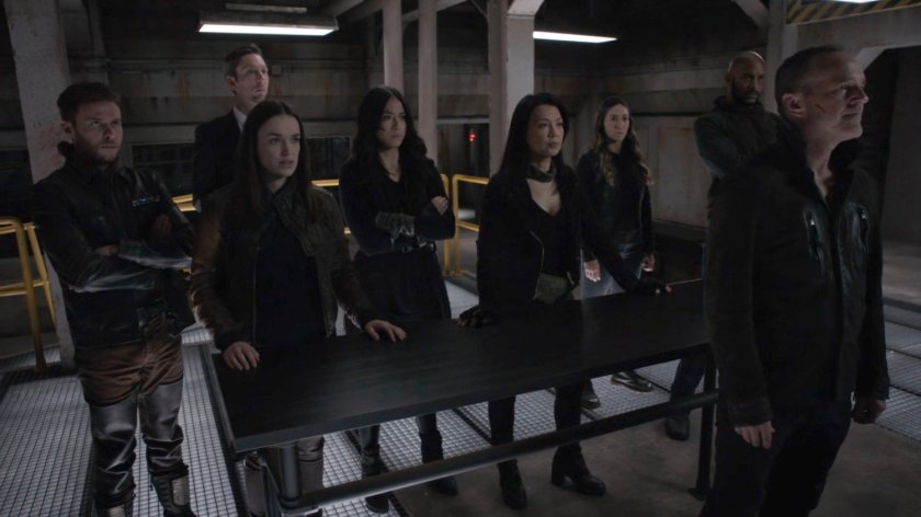 The Agents in the command center of the Lighthouse.