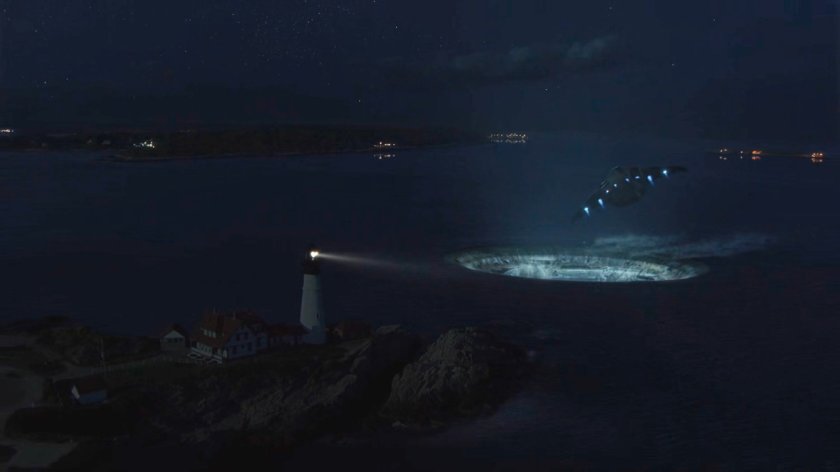Zephyr One flies past the Lighthouse and into a sinkhole in Lake Ontario.