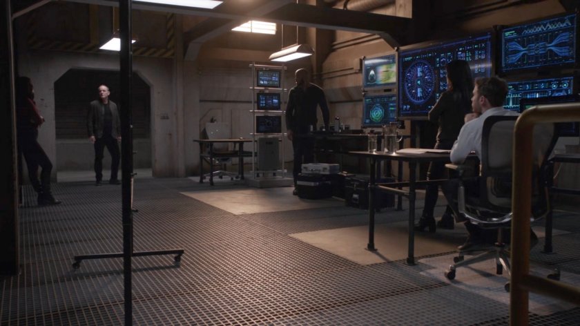 The Agents gathered in the command room of The Lighthouse.