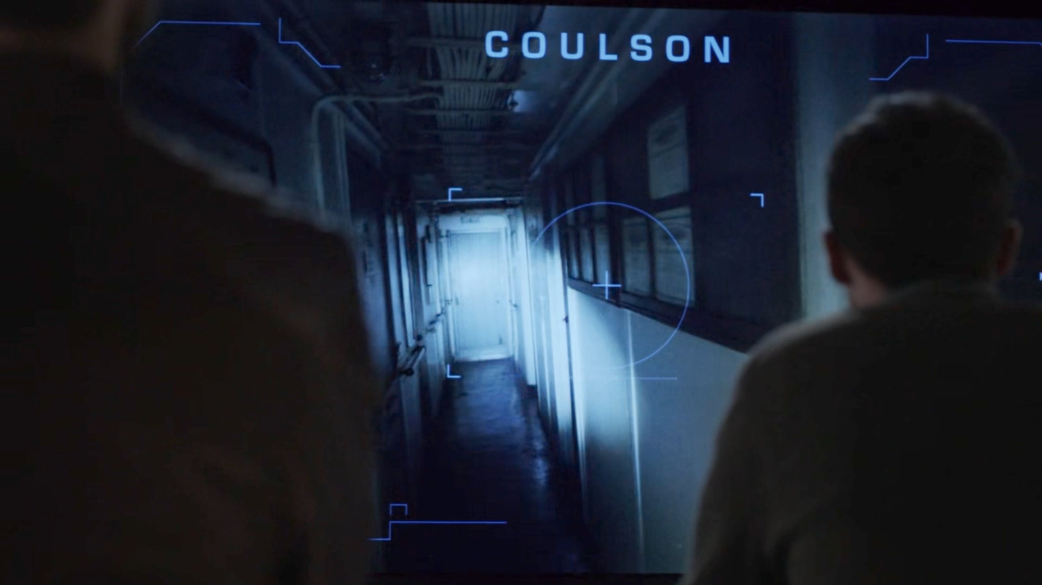 POV from Coulson in a hallway on the Principia.