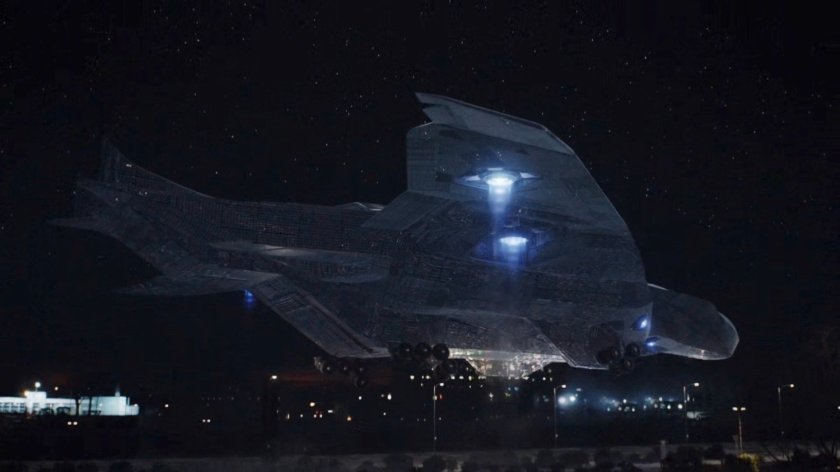 Cloaked Zephyr One taking flight.