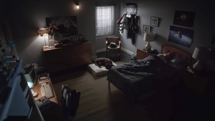 Hale's room at the HYDRA Preparatory Academy in 1990.