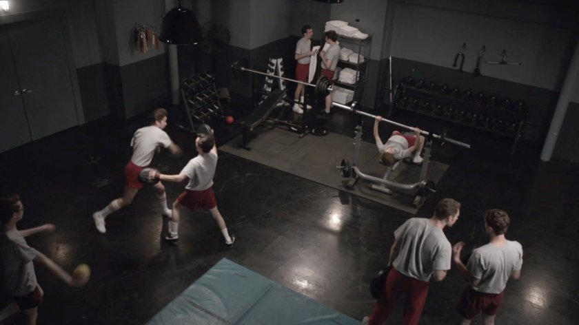 Gym at the HYDRA Preparatory Academy in 1990.