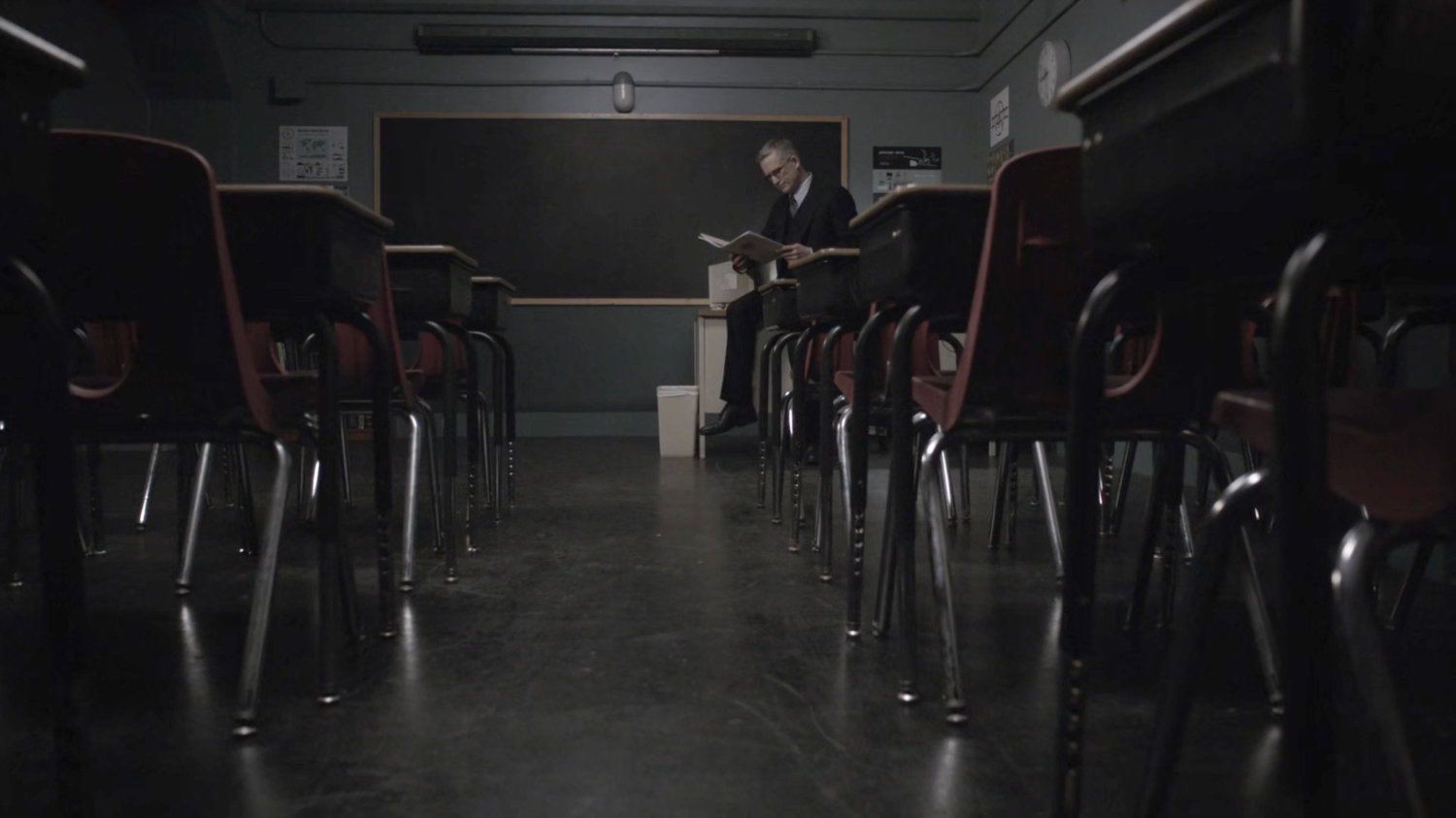 Daniel Whitehall in the classroom at the HYDRA Preparatory Academy in 1990.