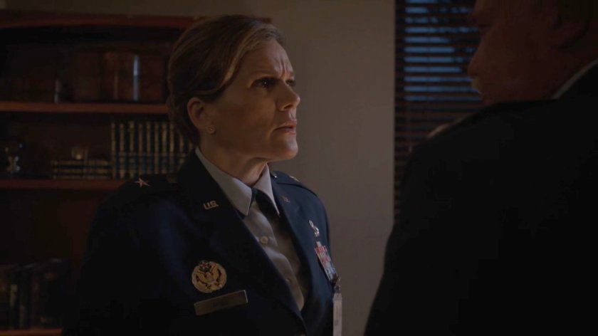 General Hale and General Fischer in the Air Force offices.