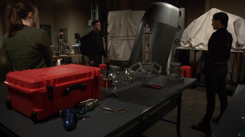 Yo-Yo, Simmons, and Fitz in a HYDRA R&D site in Hereforshire.