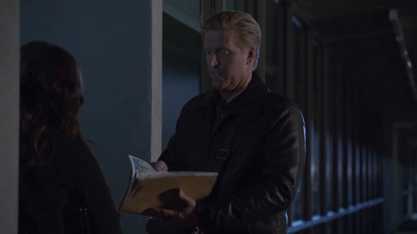 Tony Caine meeting with Daisy.