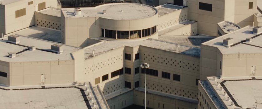 Exterior of Cook County Jail.