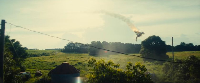 Ironheart flying over Joe's bunker.