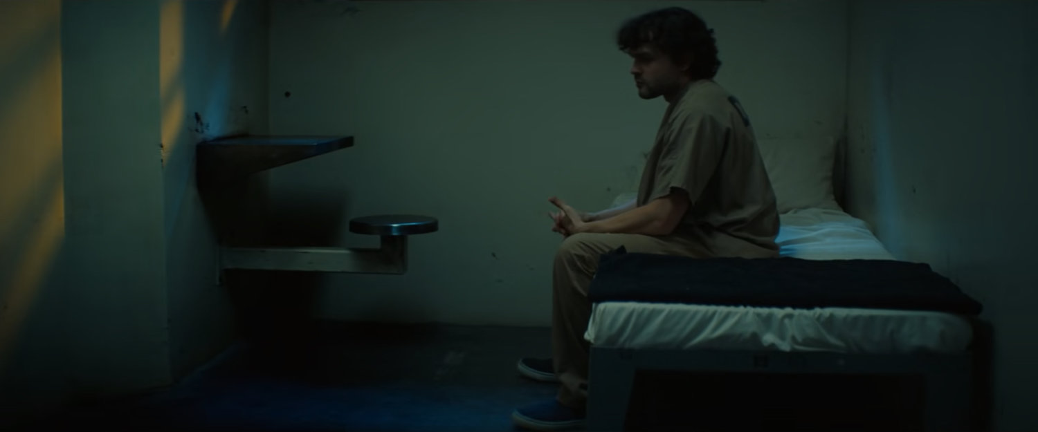 Joe in his cell at Cook County Jail.