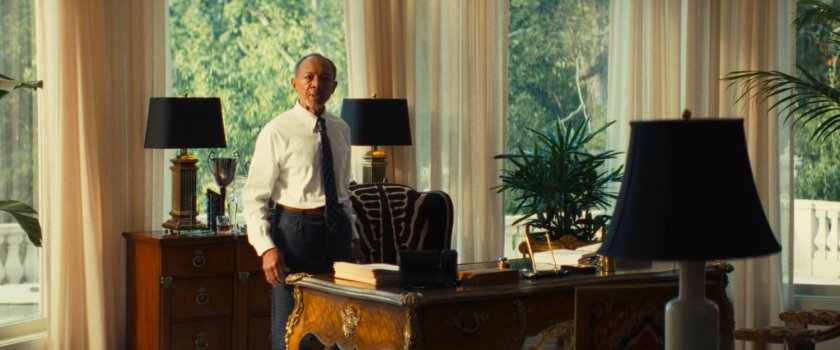 Arthur Robbins in his mansion office.