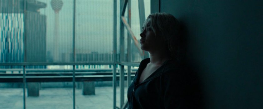 Yelena on a rooftop in Kuala Lumpur.