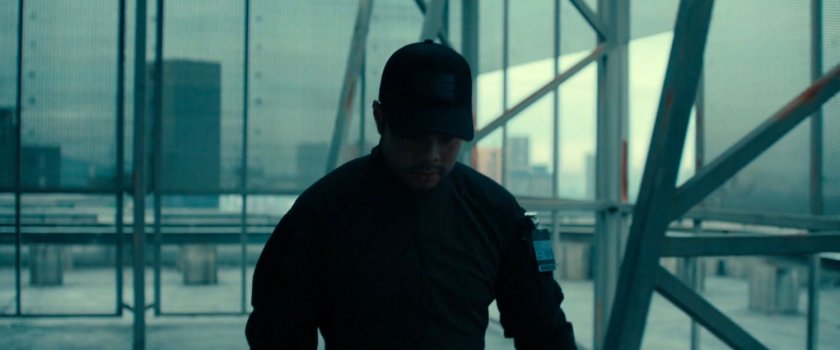 A guard on a rooftop in Kuala Lumpur.