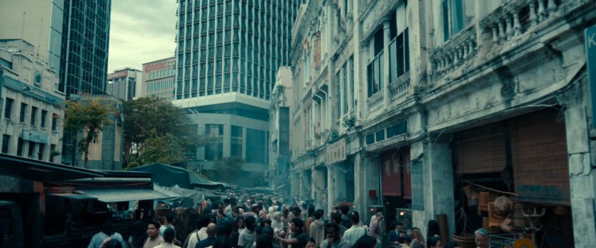 A street in Kuala Lumpur.