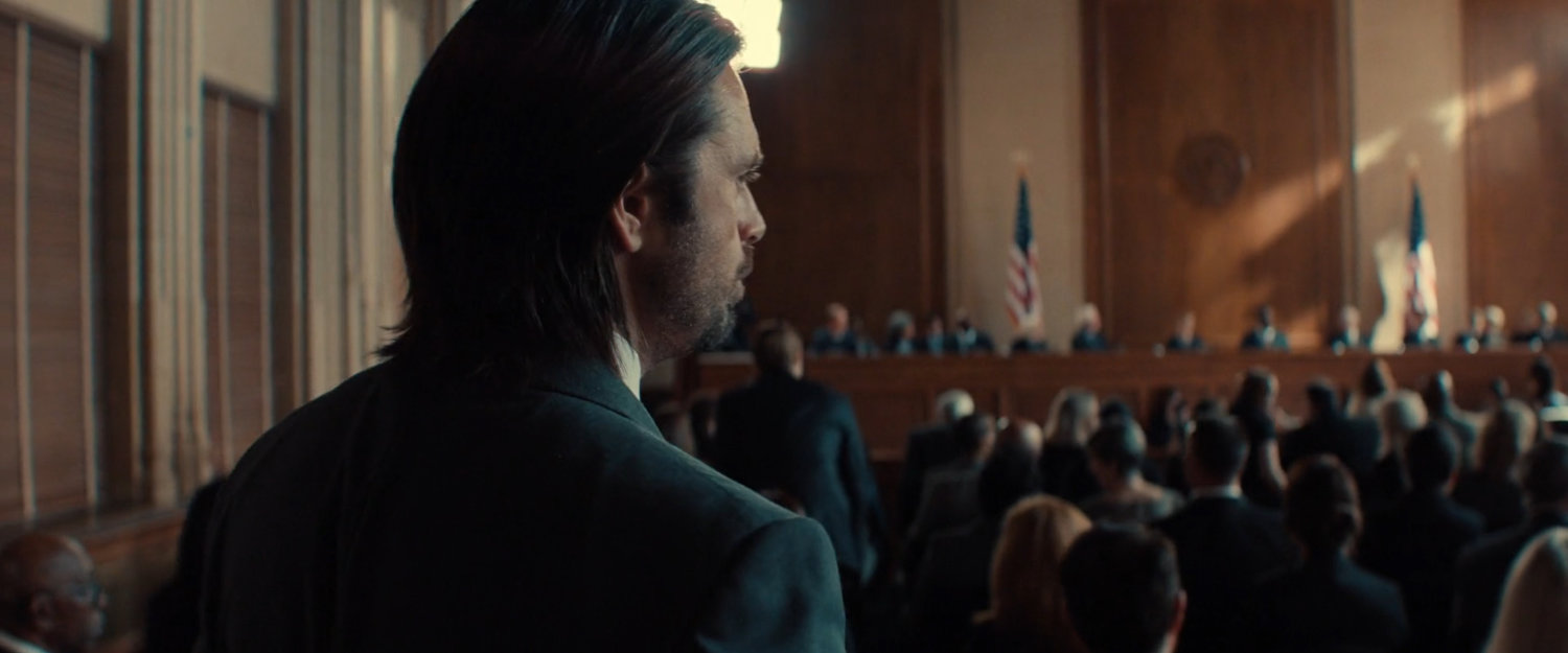 Bucky in a Senate chamber.