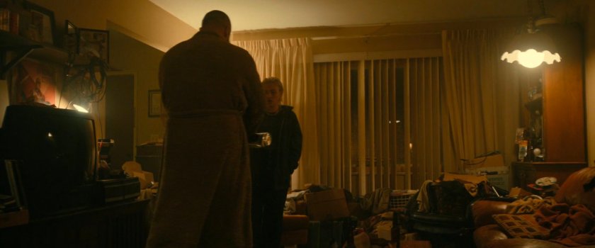 Alexei and Yelena in his living room.