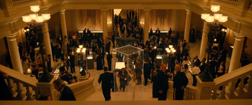 Interior of the Honoring the Heroes party.