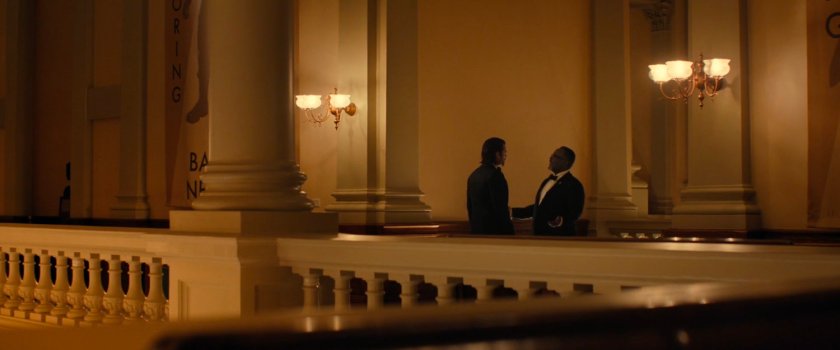 Bucky and Senator Gary at the Honoring the Heroes party.