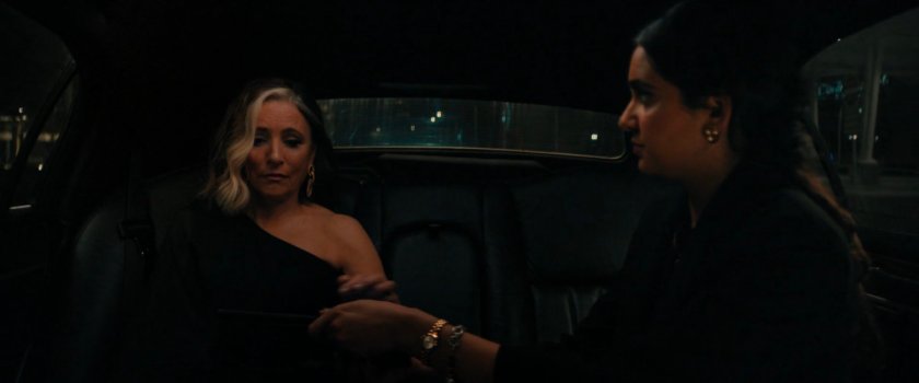 Valentina and Mel in a limo in Washington DC.