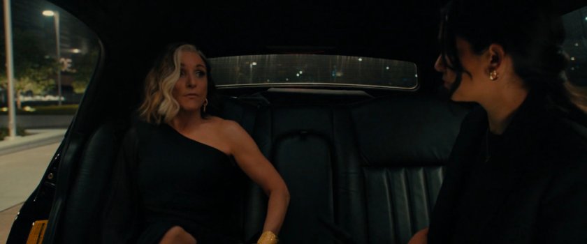 Valentina and Mel in a limo in Washington DC.