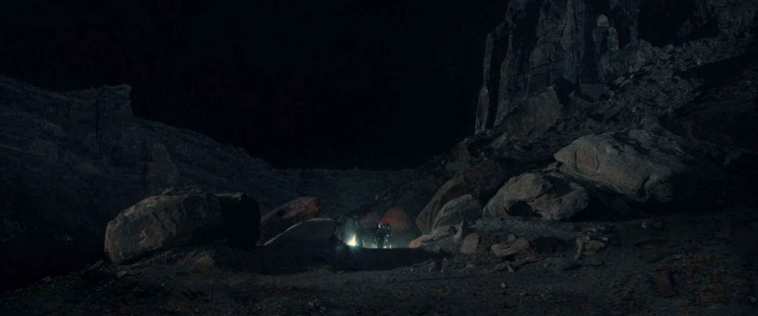 Walker, Ghost, and Yelena in rubble below the OXE Vault.