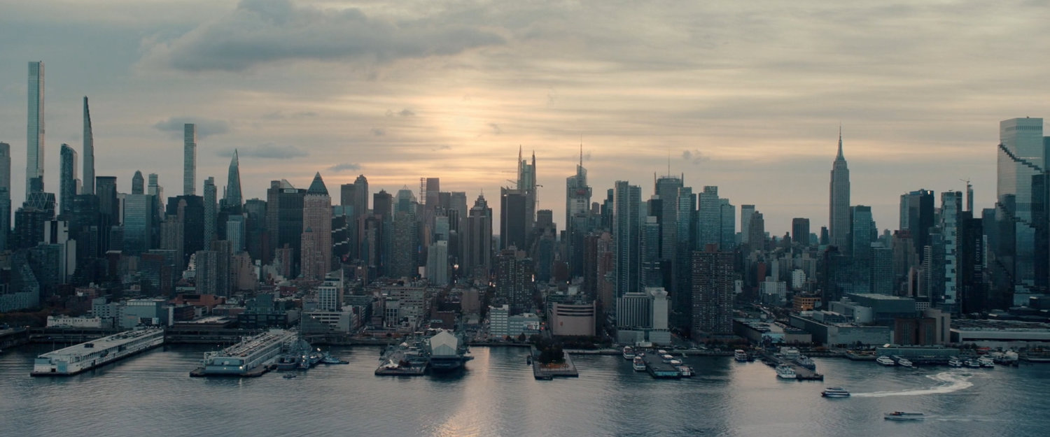 Aerial view of Manhattan.