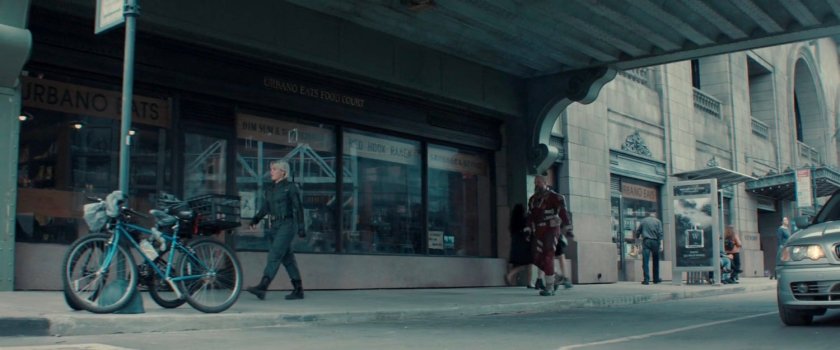 Yelena and Alexei on the sidewalk outside of the Watchtower.