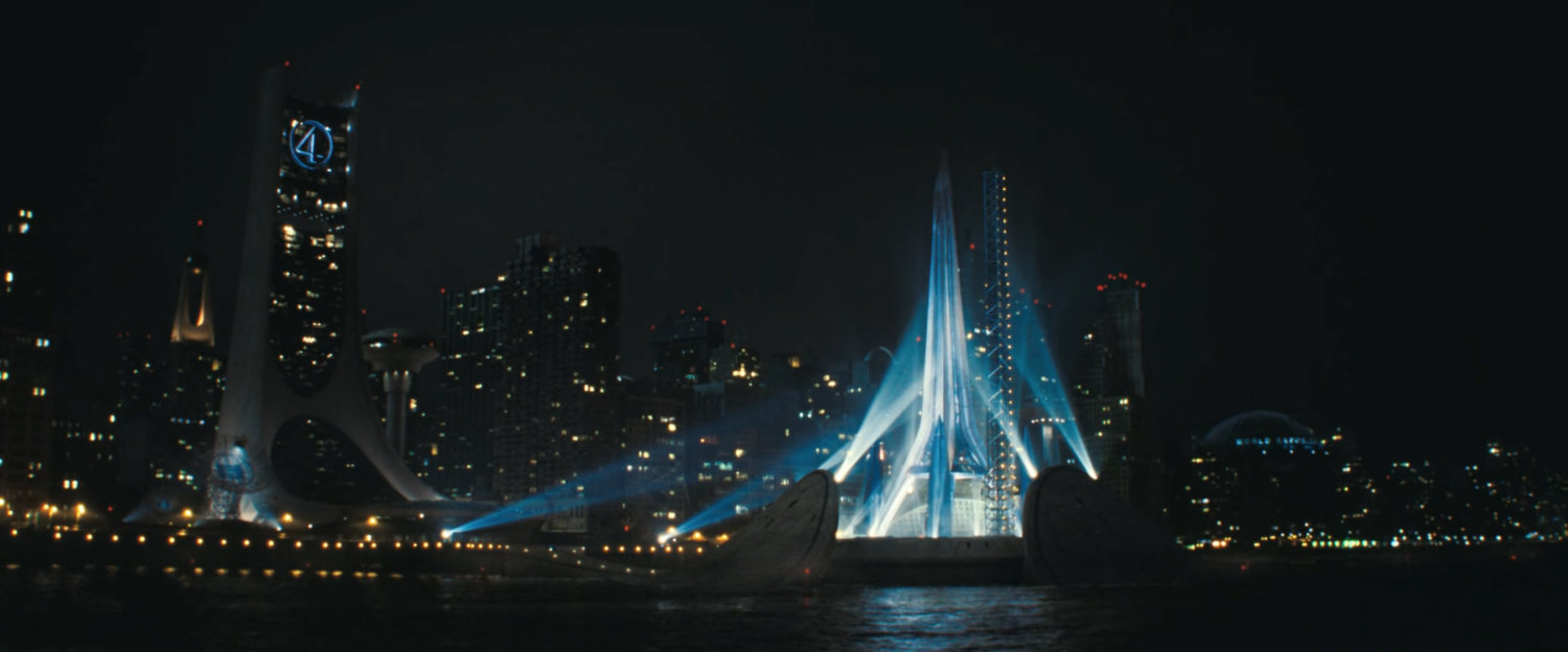 The Excelsior launch pad as seen from the East River.