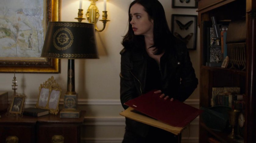 Jessica in Dr. Kozlov's house.