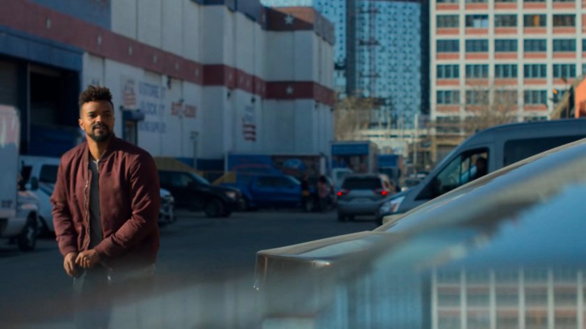 Malcolm outside Greenpoint Stages.
