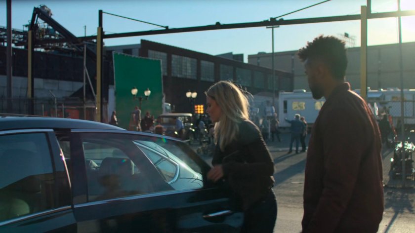 Trish and Malcolm outside Greenpoint Stages.