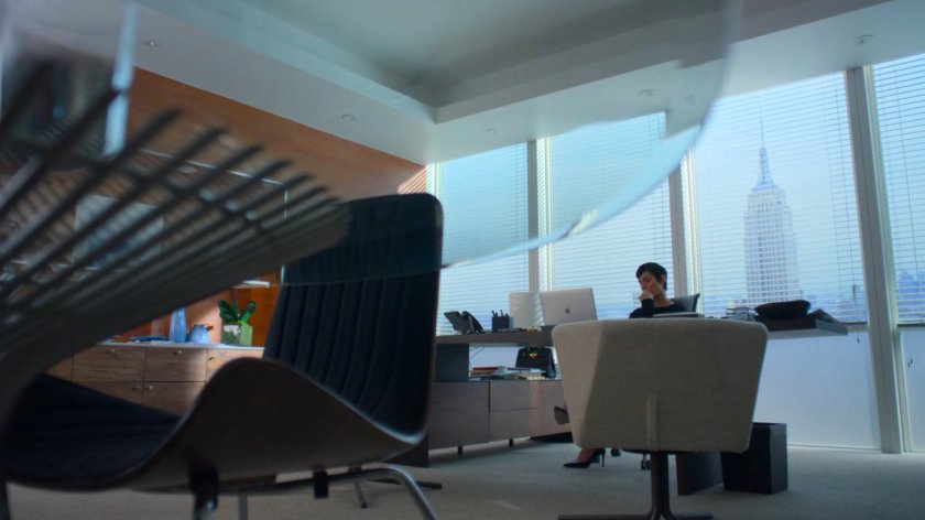 Jeri Hogarth in her office.