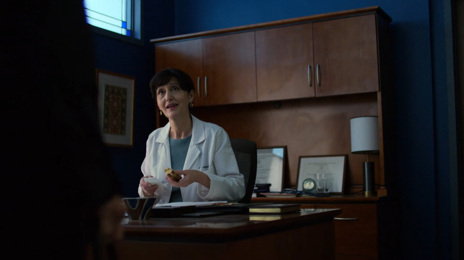 Dr. Zakarian in her office.