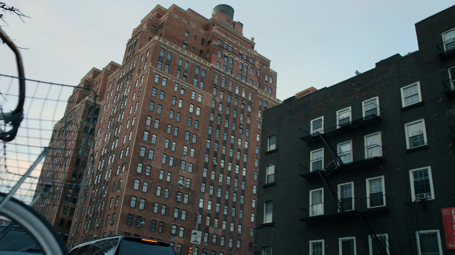 Daytime view of Trish Walker's building.