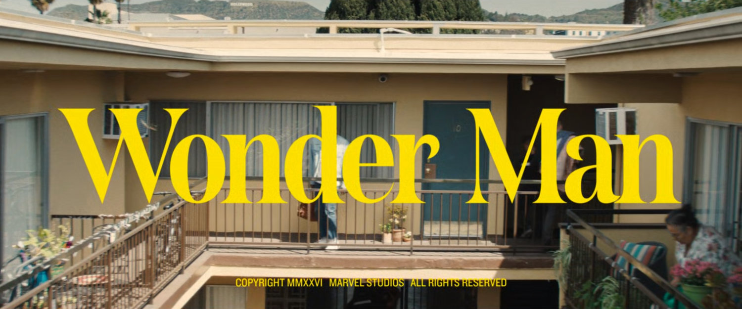 Title card for Wonder Man episode 1.