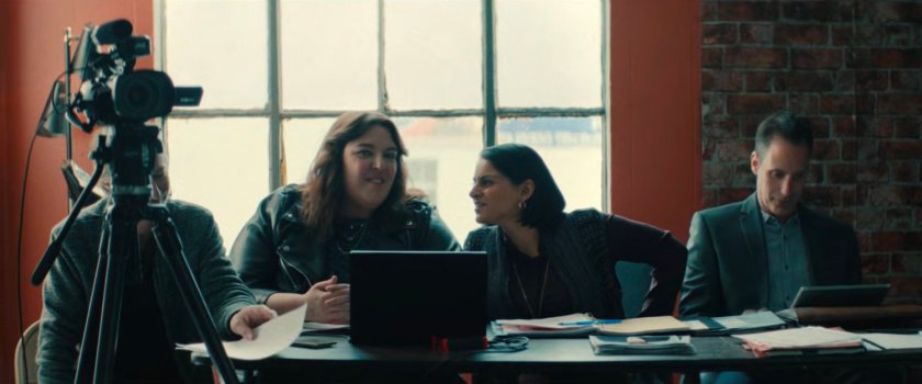 Casting agents for Wonder Man at the audition.