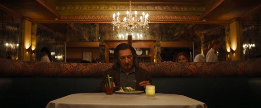 Trevor in Taix French restaurant.