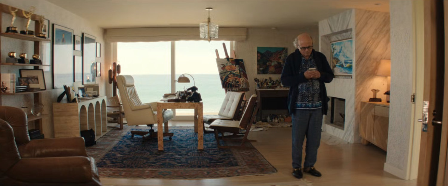 Joe Pantoliano in his beach house.
