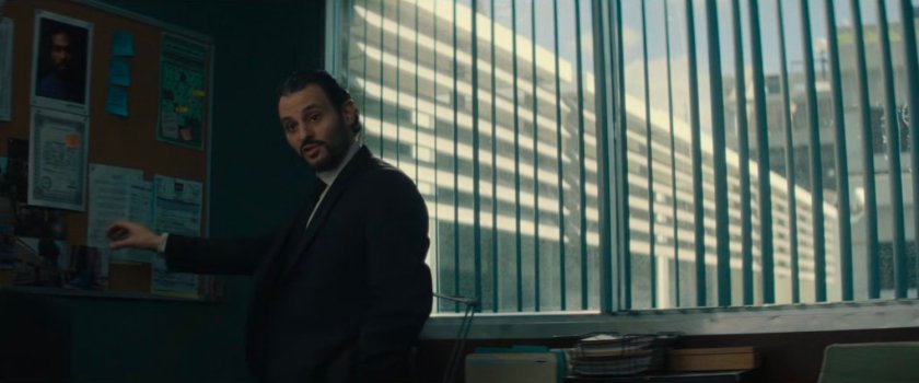 Agent Cleary in his office.