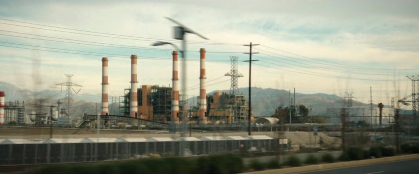 A power plant outside of Pacoima.