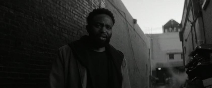 DeMarr in the alley outside the Wilcox Club.