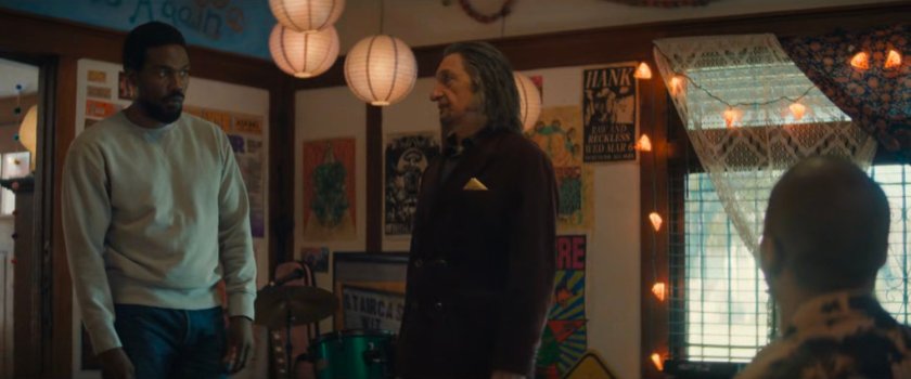 Trevor and Simon with Esteban in his house.